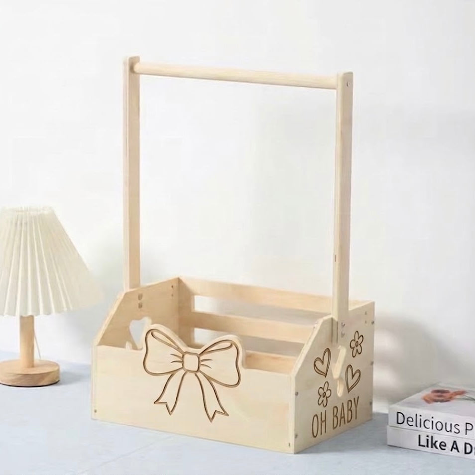 Wooden Bow Crate